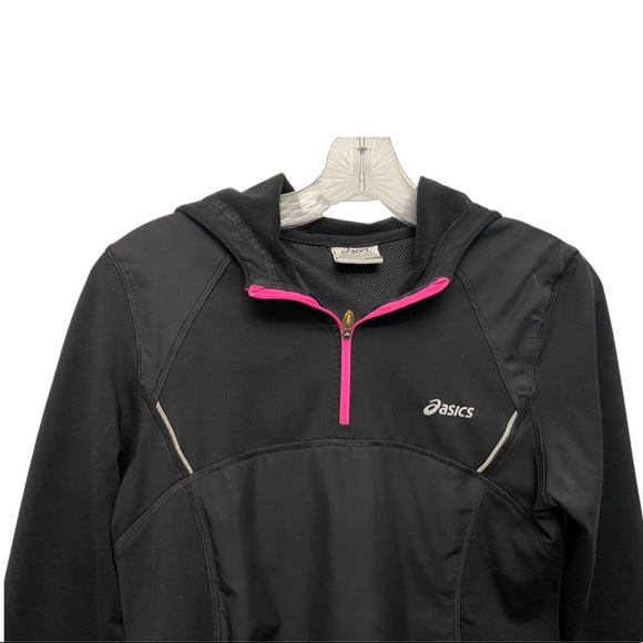 ASICS Quarter Zip Pullover with Hood - Picture 8 of 8